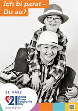 Poster zum Welt Down-Syndrom Tag 2018