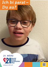 Poster zum Welt Down-Syndrom Tag 2018