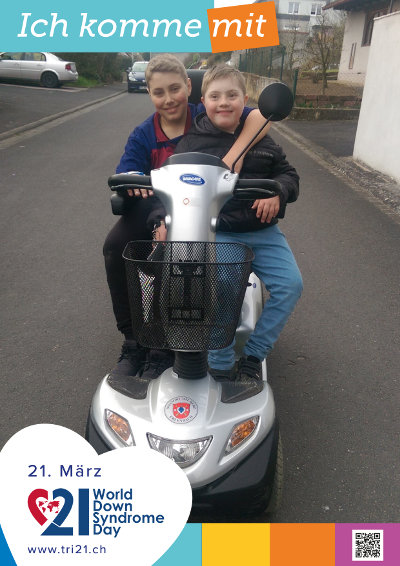 Plakataktion 2019 'Ich komme mit'