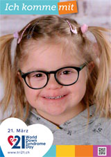 Poster zum Welt Down-Syndrom Tag 2019
