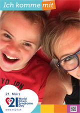 Poster zum Welt Down-Syndrom Tag 2019