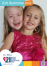 Poster zum Welt Down-Syndrom Tag 2019