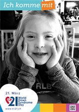 Poster zum Welt Down-Syndrom Tag 2019