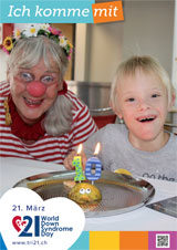 Poster zum Welt Down-Syndrom Tag 2019