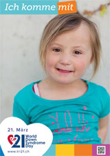 Poster zum Welt Down-Syndrom Tag 2019