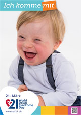 Poster zum Welt Down-Syndrom Tag 2019