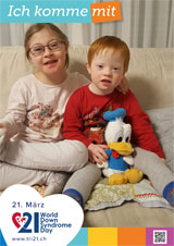 Poster zum Welt Down-Syndrom Tag 2019