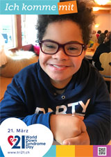 Poster zum Welt Down-Syndrom Tag 2019