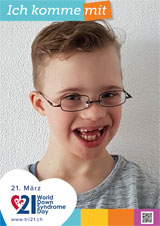 Poster zum Welt Down-Syndrom Tag 2019