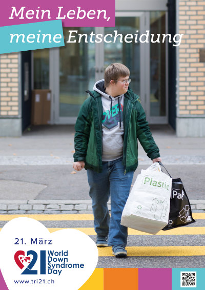 Plakataktion 2020 'Mein Leben, meine Entscheidung'