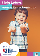 Poster zum Welt Down-Syndrom Tag 2020