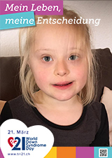 Poster zum Welt Down-Syndrom Tag 2020