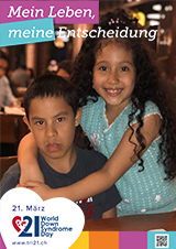Poster zum Welt Down-Syndrom Tag 2020