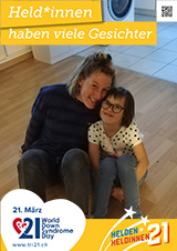 Poster zum Welt Down-Syndrom Tag 2021