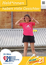 Poster zum Welt Down-Syndrom Tag 2021