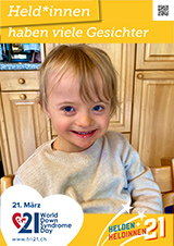 Poster zum Welt Down-Syndrom Tag 2021