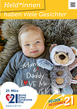 Poster zum Welt Down-Syndrom Tag 2021