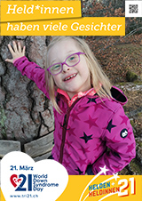 Poster zum Welt Down-Syndrom Tag 2021