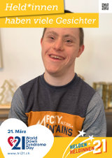 Poster zum Welt Down-Syndrom Tag 2021