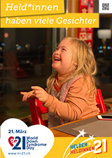 Poster zum Welt Down-Syndrom Tag 2021