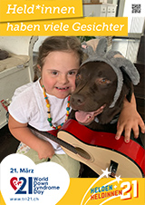 Poster zum Welt Down-Syndrom Tag 2021