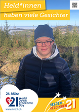 Poster zum Welt Down-Syndrom Tag 2021