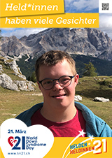 Poster zum Welt Down-Syndrom Tag 2021