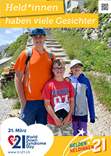 Poster zum Welt Down-Syndrom Tag 2021