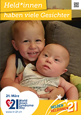 Poster zum Welt Down-Syndrom Tag 2021