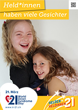 Poster zum Welt Down-Syndrom Tag 2021