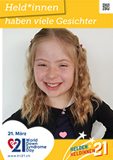 Poster zum Welt Down-Syndrom Tag 2021