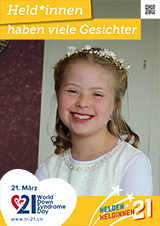 Poster zum Welt Down-Syndrom Tag 2021