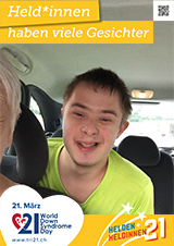 Poster zum Welt Down-Syndrom Tag 2021