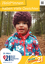 Poster zum Welt Down-Syndrom Tag 2021