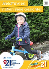 Poster zum Welt Down-Syndrom Tag 2021