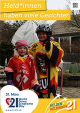 Poster zum Welt Down-Syndrom Tag 2021