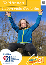 Poster zum Welt Down-Syndrom Tag 2021