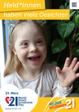 Poster zum Welt Down-Syndrom Tag 2021