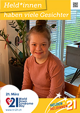 Poster zum Welt Down-Syndrom Tag 2021
