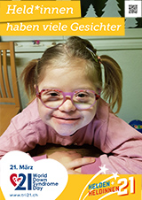 Poster zum Welt Down-Syndrom Tag 2021