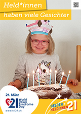 Poster zum Welt Down-Syndrom Tag 2021