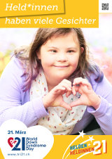 Poster zum Welt Down-Syndrom Tag 2021