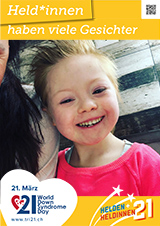 Poster zum Welt Down-Syndrom Tag 2021