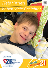 Poster zum Welt Down-Syndrom Tag 2021
