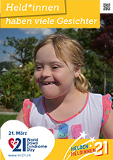 Poster zum Welt Down-Syndrom Tag 2021