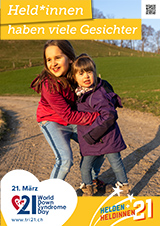Poster zum Welt Down-Syndrom Tag 2021