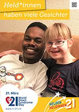 Poster zum Welt Down-Syndrom Tag 2021