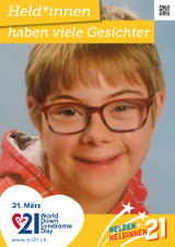 Poster zum Welt Down-Syndrom Tag 2021