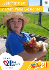 Poster zum Welt Down-Syndrom Tag 2021