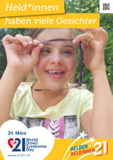 Poster zum Welt Down-Syndrom Tag 2021